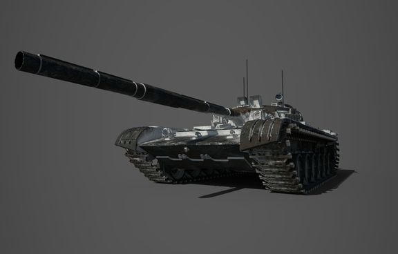 Russian fictional main battle tank (T-62, T-72, T-80/90