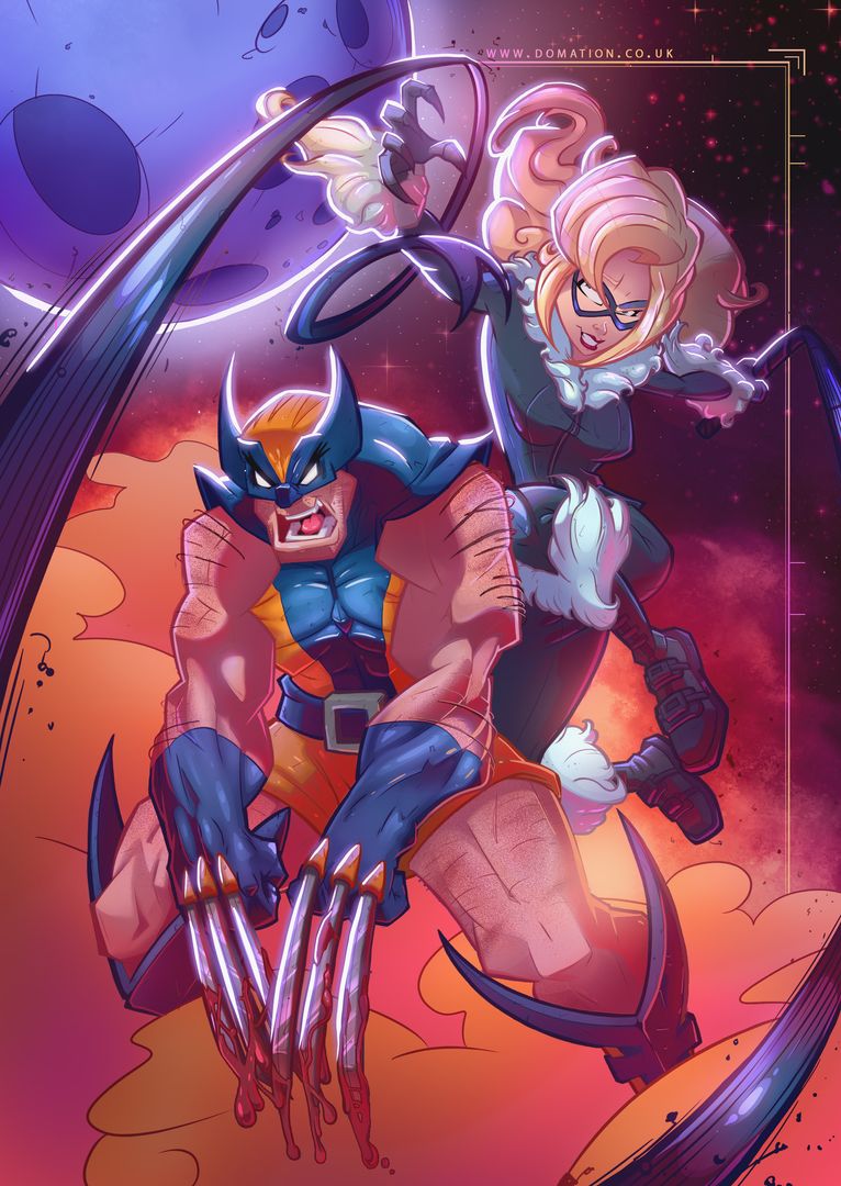 Wolverine and BlackCat
