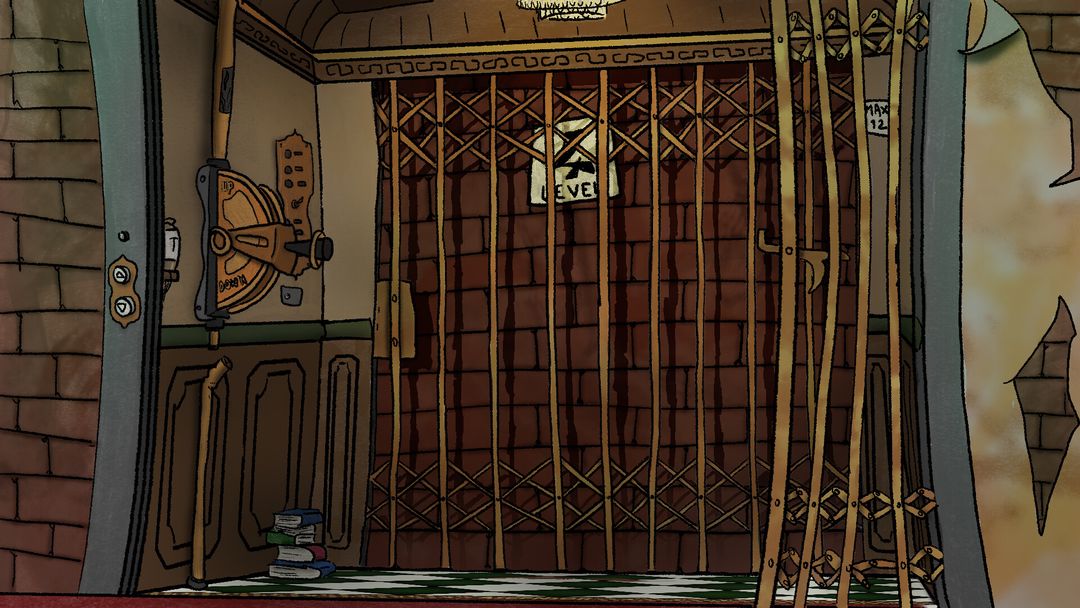 The Little Elevator Lady concept art