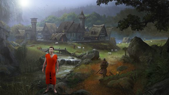 Poor peasant in Medieval Europe