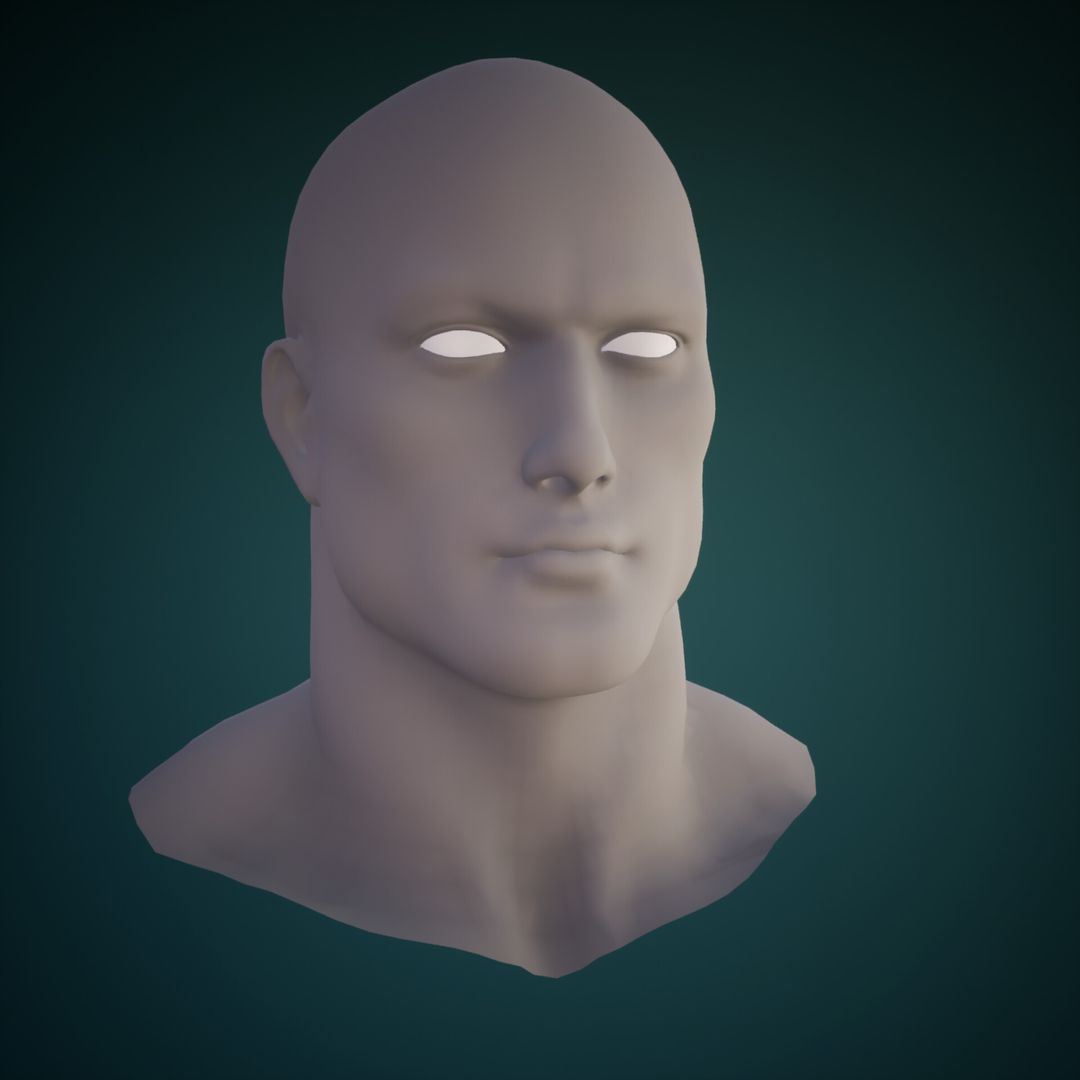BlendShape Man Head