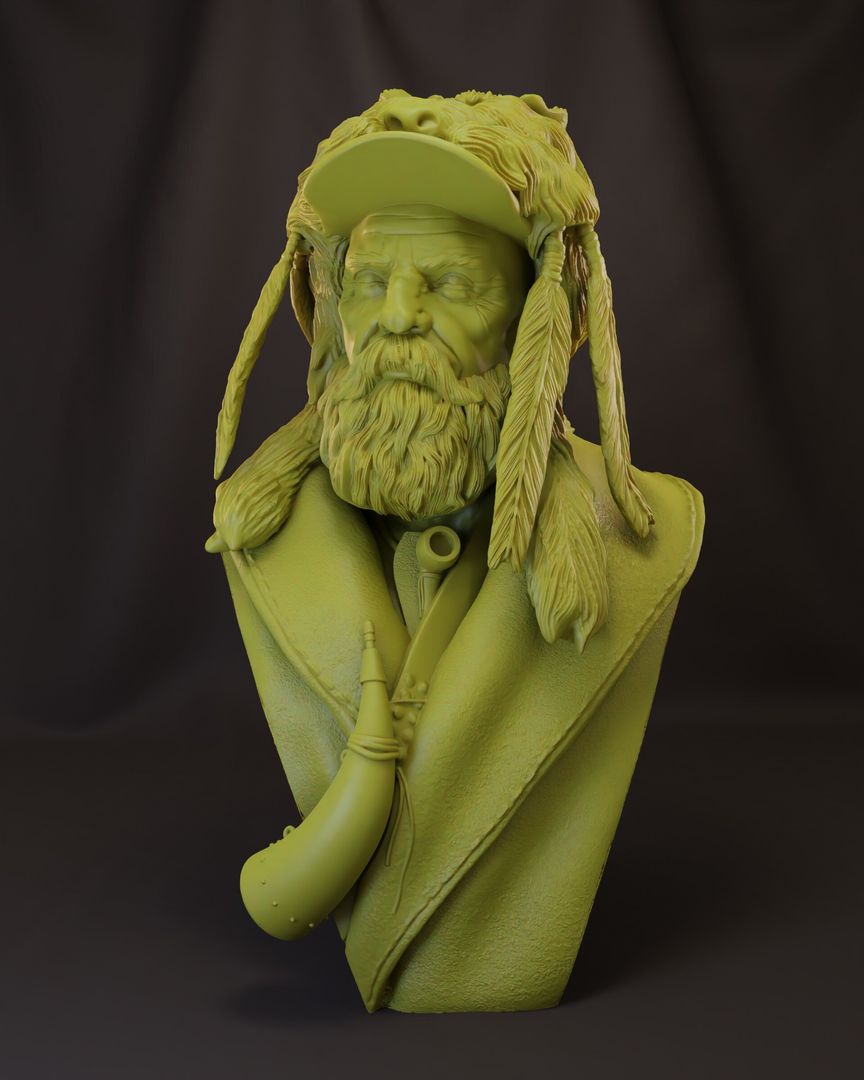 Trapper Bust