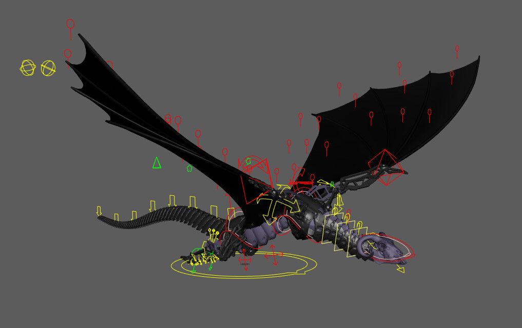 WIP Dragon Flight Cycle by Peter B.