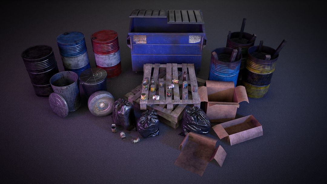 Street alley assets Game Ready