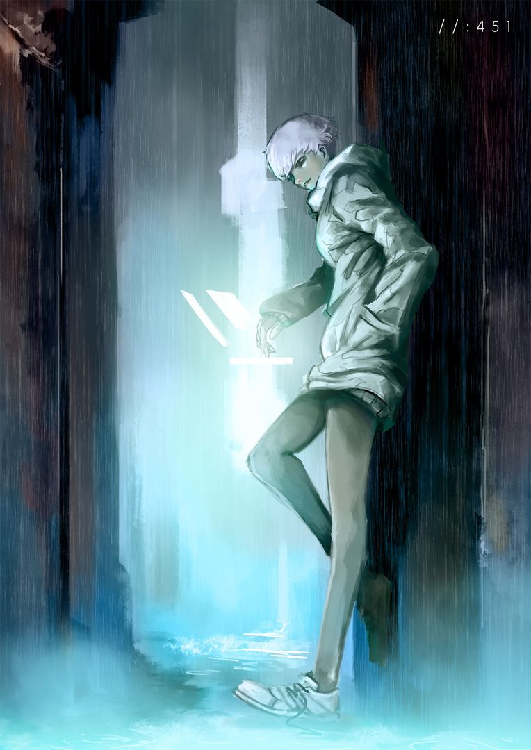 cyberpunk key illustration