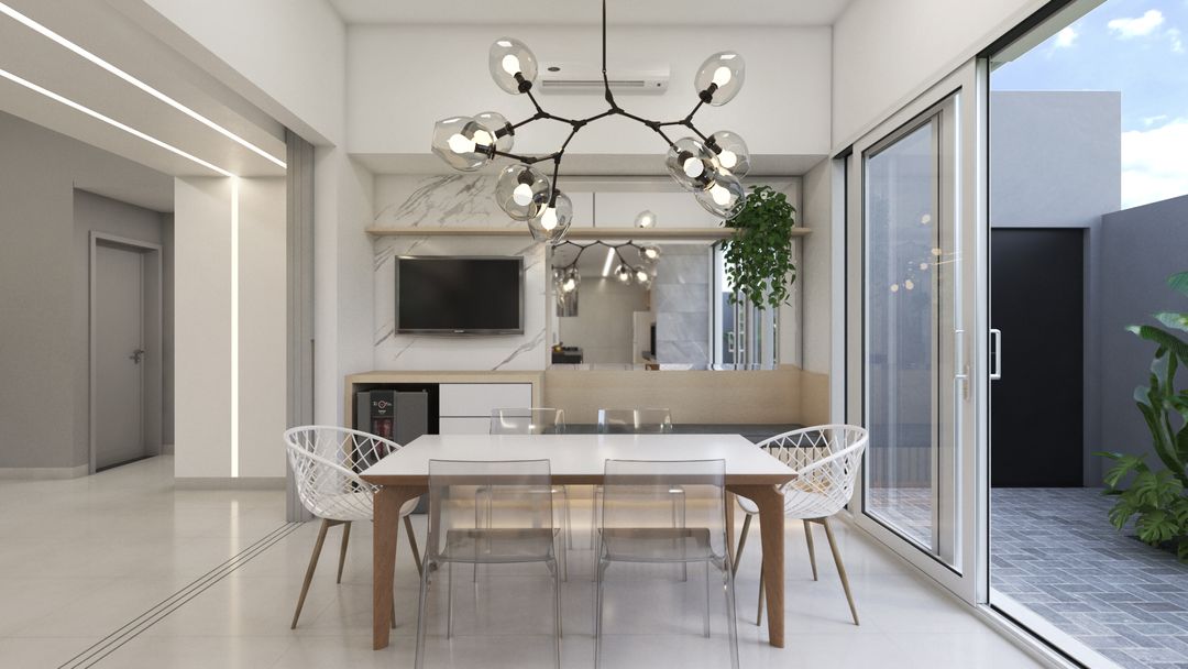 Pergola House - Living, Dining and Kitchen