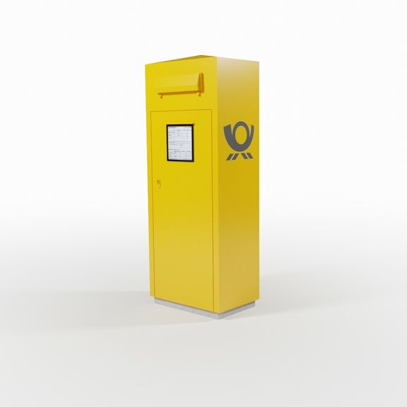 3D Model Mailbox German Mail