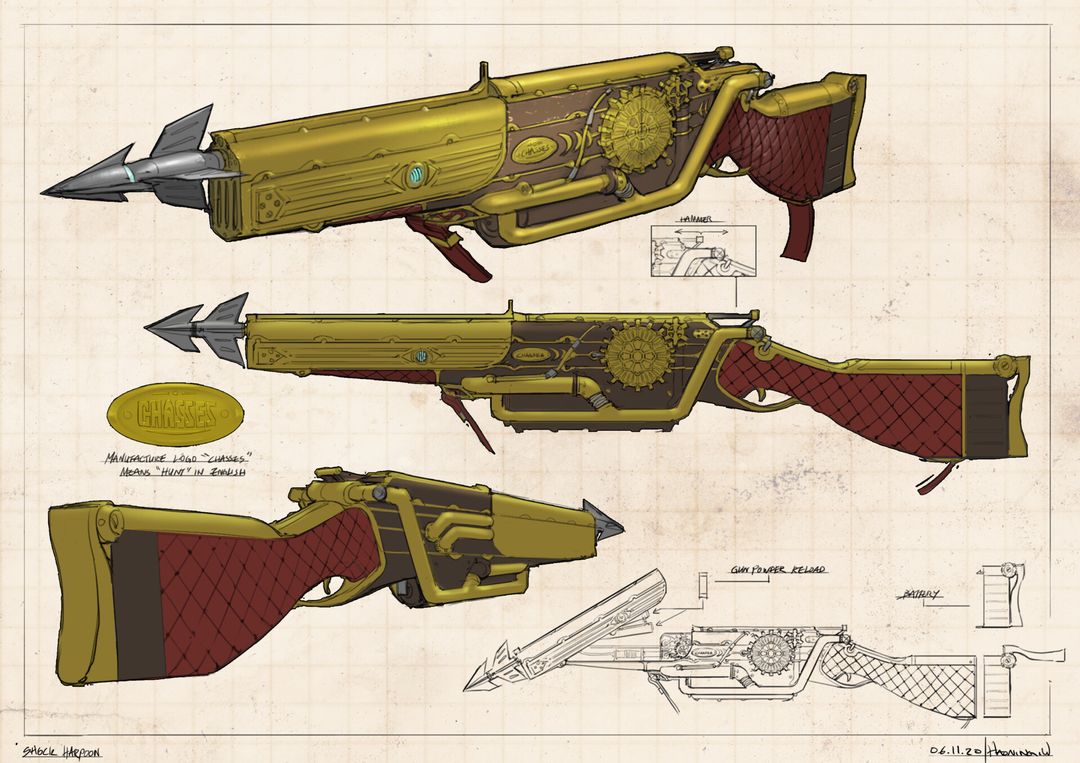 Precision Rifle | 2D Weapon Concept Art