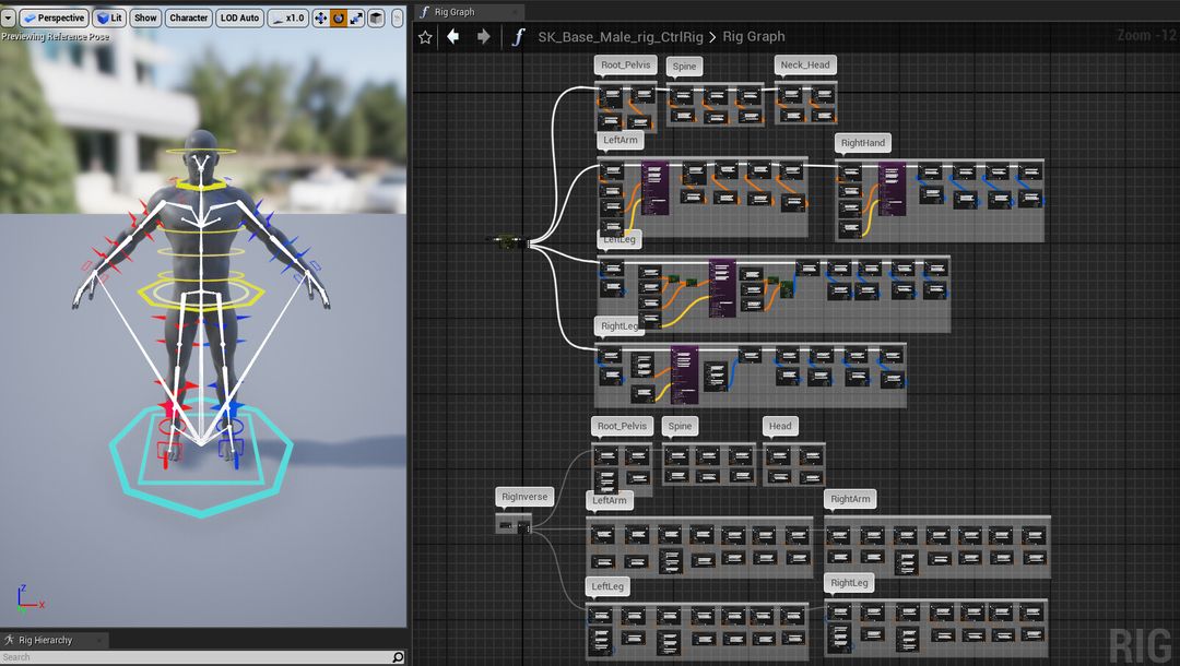 ControlRig for Realtime / Videogame
