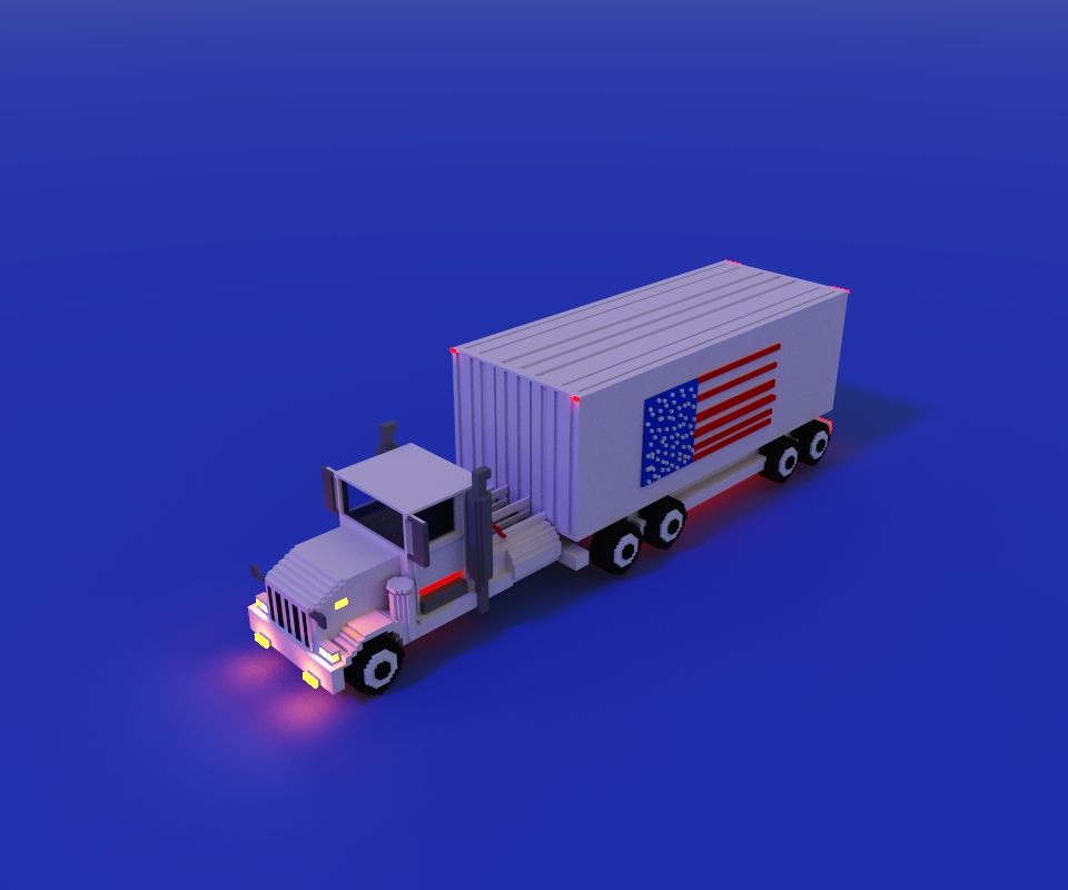 Voxel Truck by Peter E.