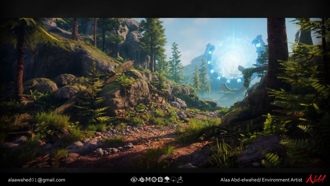 Portal of infinity environment-UE4