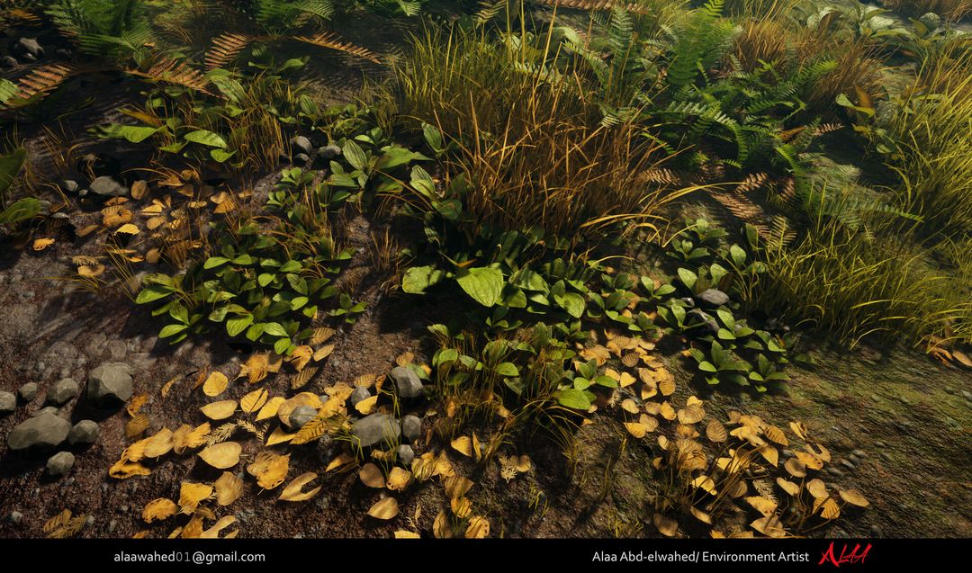 Portal of infinity environment-vegetation