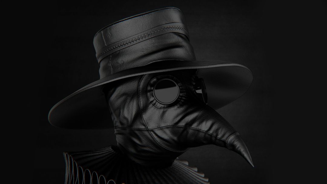 Plague Doctor (Zbrush Practice, High Poly)