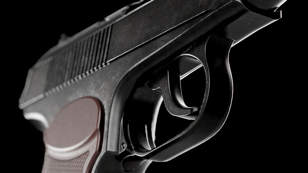 Makarov Pistol (Low Poly/Game Ready Model)