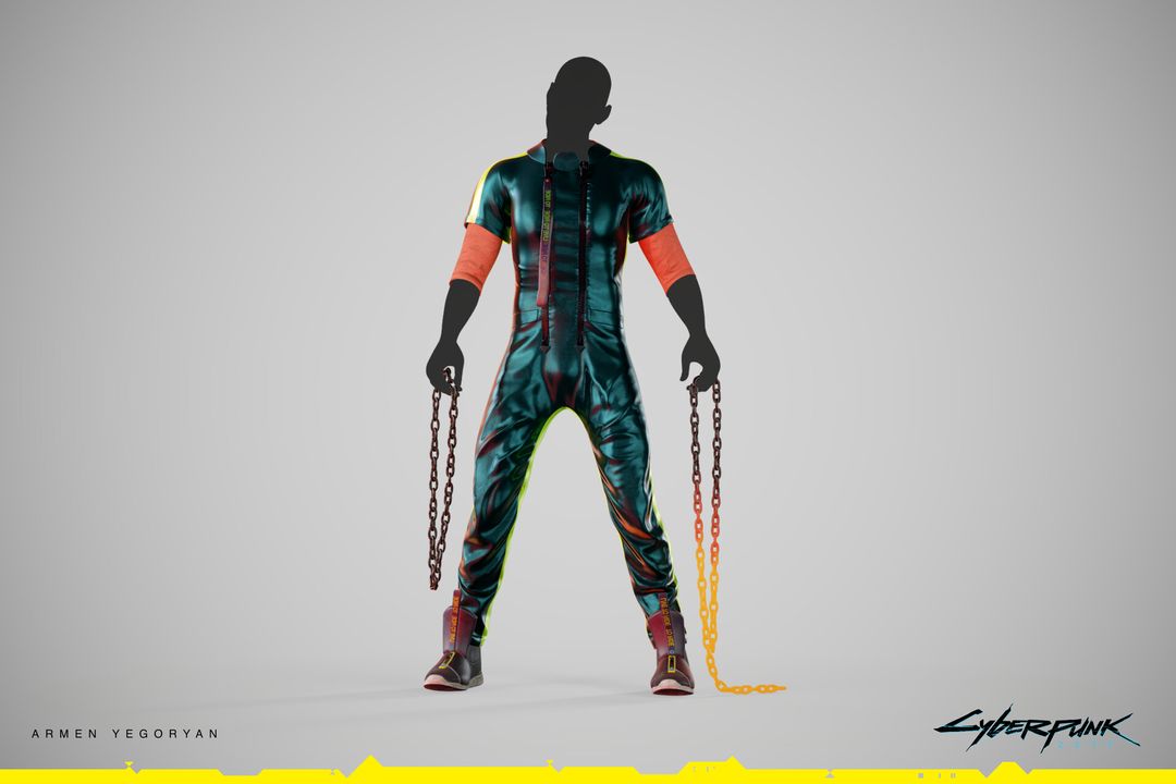 Cyberpunk 2077 Outfit (Game Ready)