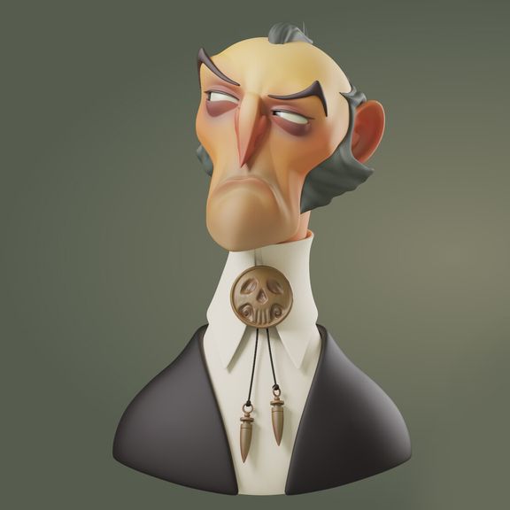 3D Cartoon Character | Zbrush + Marvelous Designer + 3Ds Max