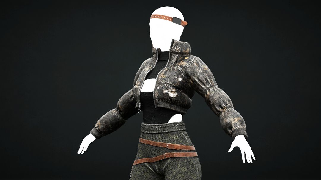 Warrior Girl Outfit | Game Character