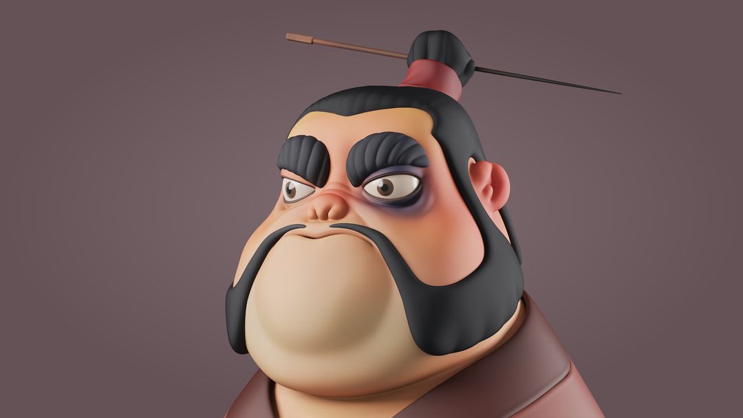 Yao from Mulan (Disney) | Zbrush + Marvelous Designer