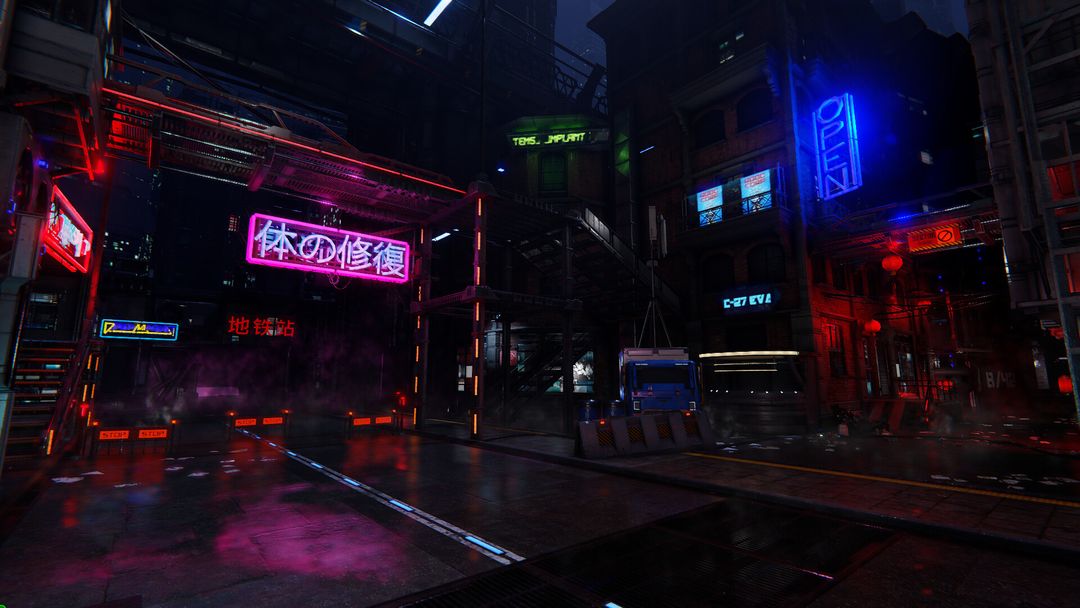 Cyberpunk Dark City