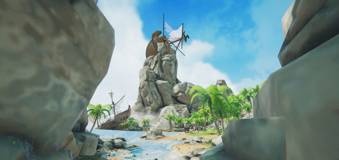 Stylized Ocean Island
