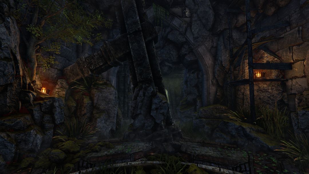 Ancient dungeon ruins