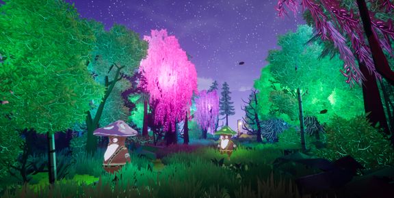 Osgynn - Osawan Village by Night (WIP)