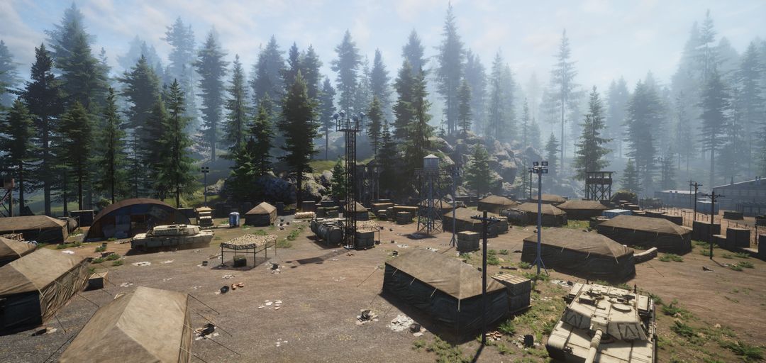 Post-apocalyptic military base