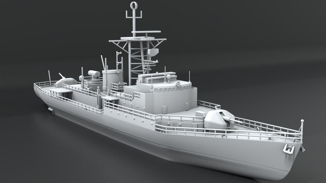 Simple NRP F480 ship 3D printing