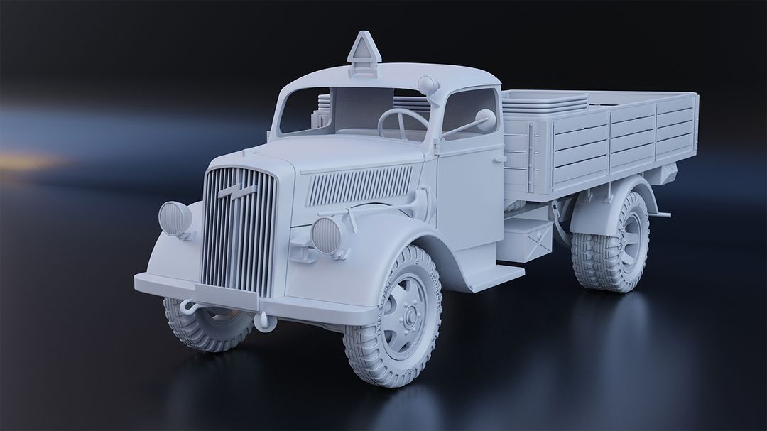 Opel Blitz WW II for 3D printing