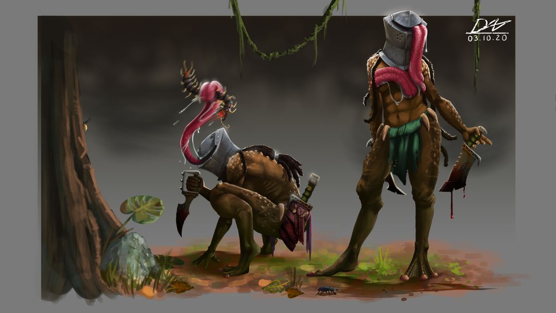 Amazon frog people-Personal Piece
