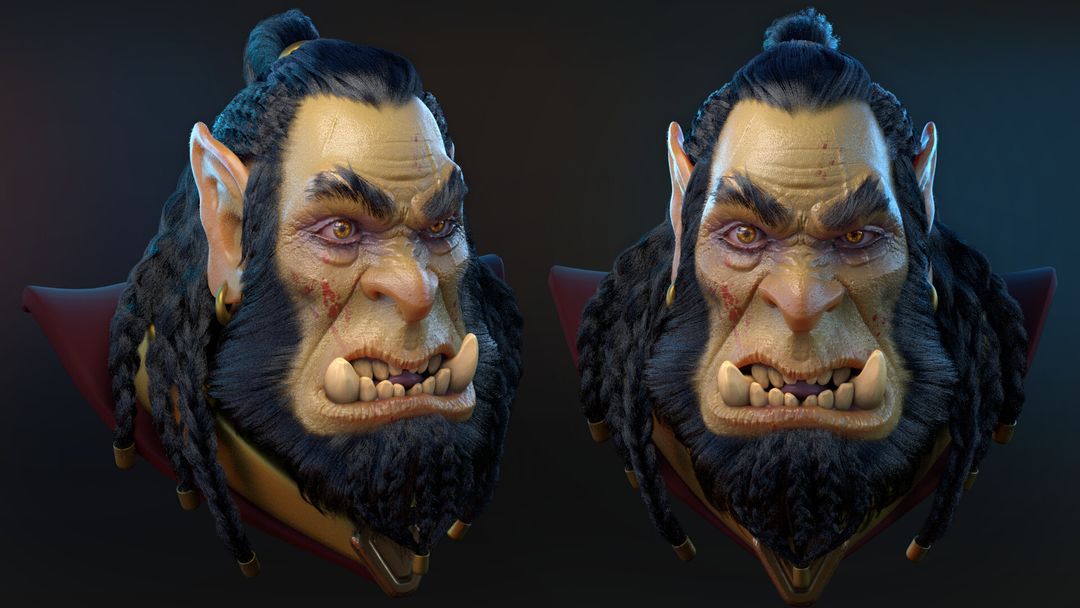 Orc head
