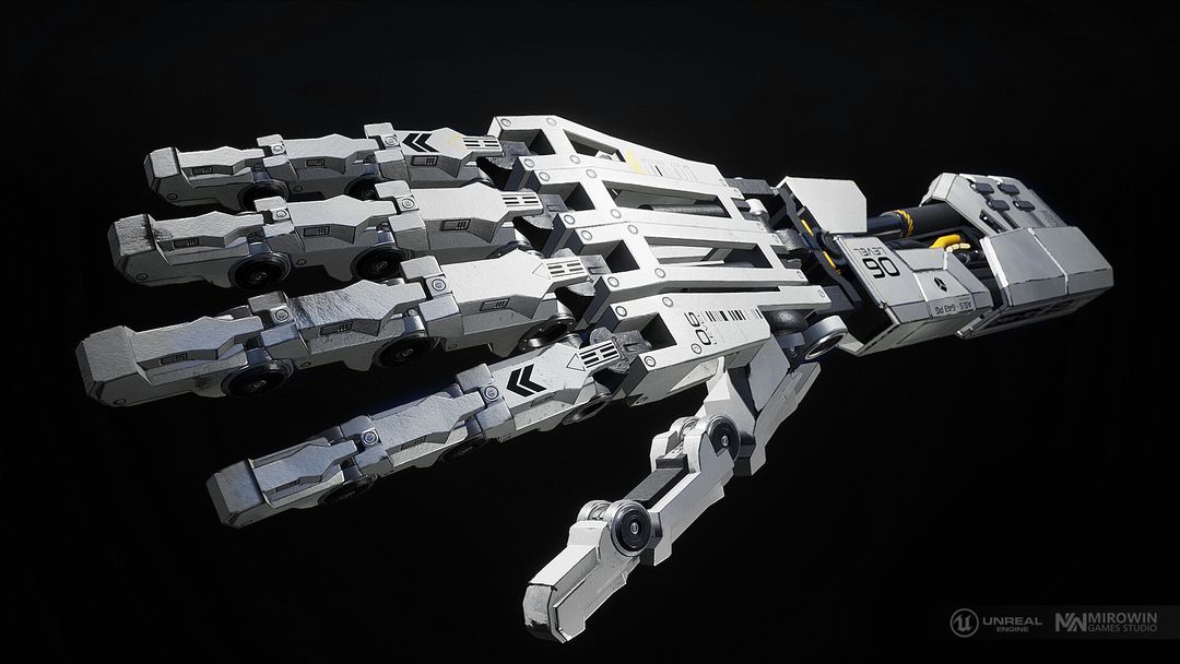 Arms of robot