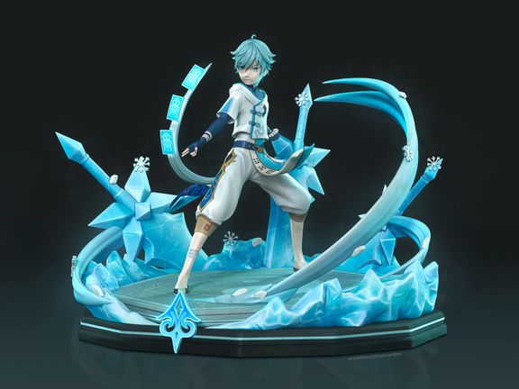 Chongyun - Genshin Impact 3D Fanart