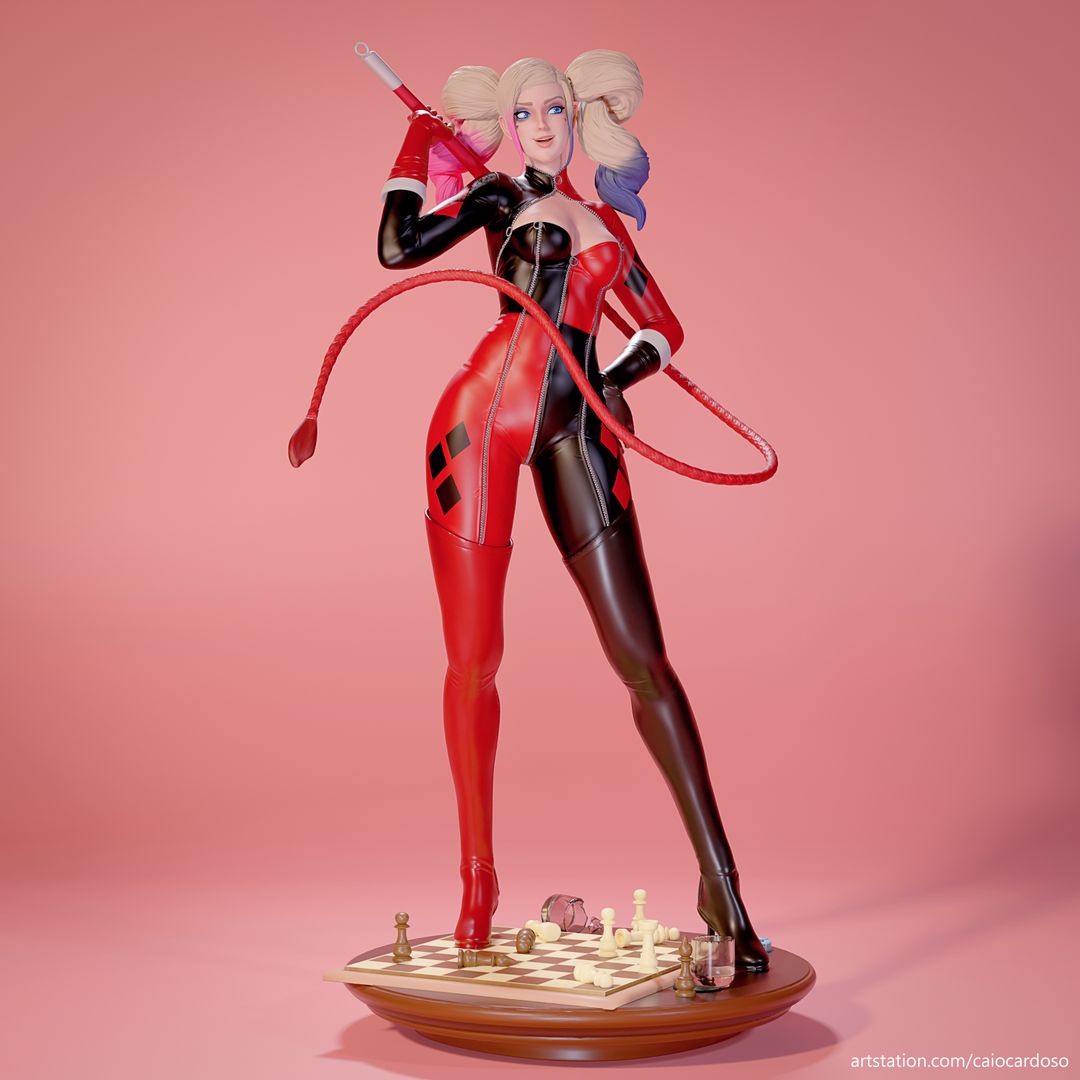 Harley Quinn 3D Fanart