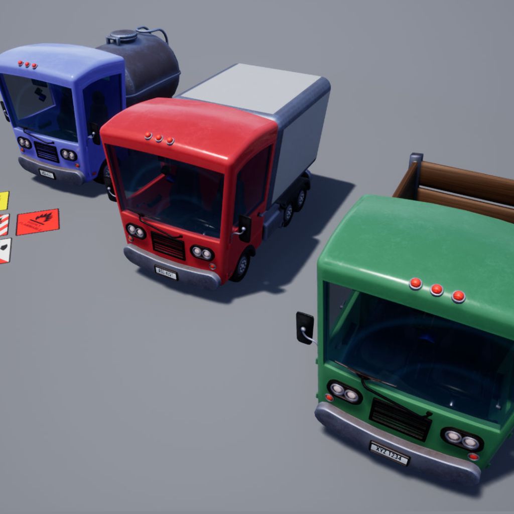 Stylized Truck Pack [UE4]