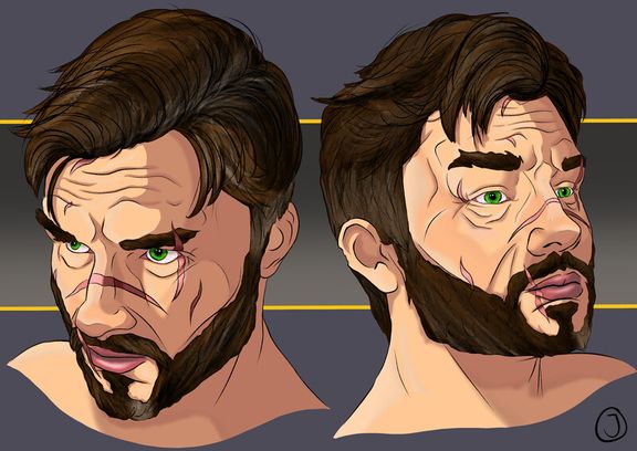 Futuristic self portrait