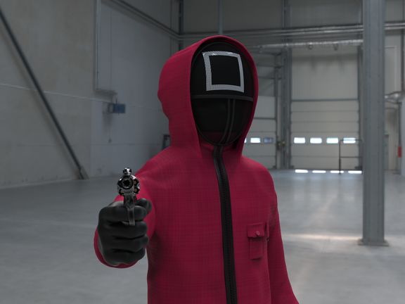 Squid Game Pink Soldier