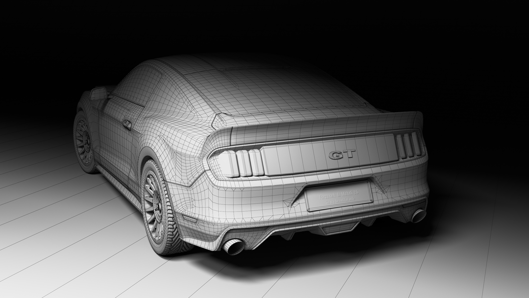 Ford Mustang GT 2015 - Game ready