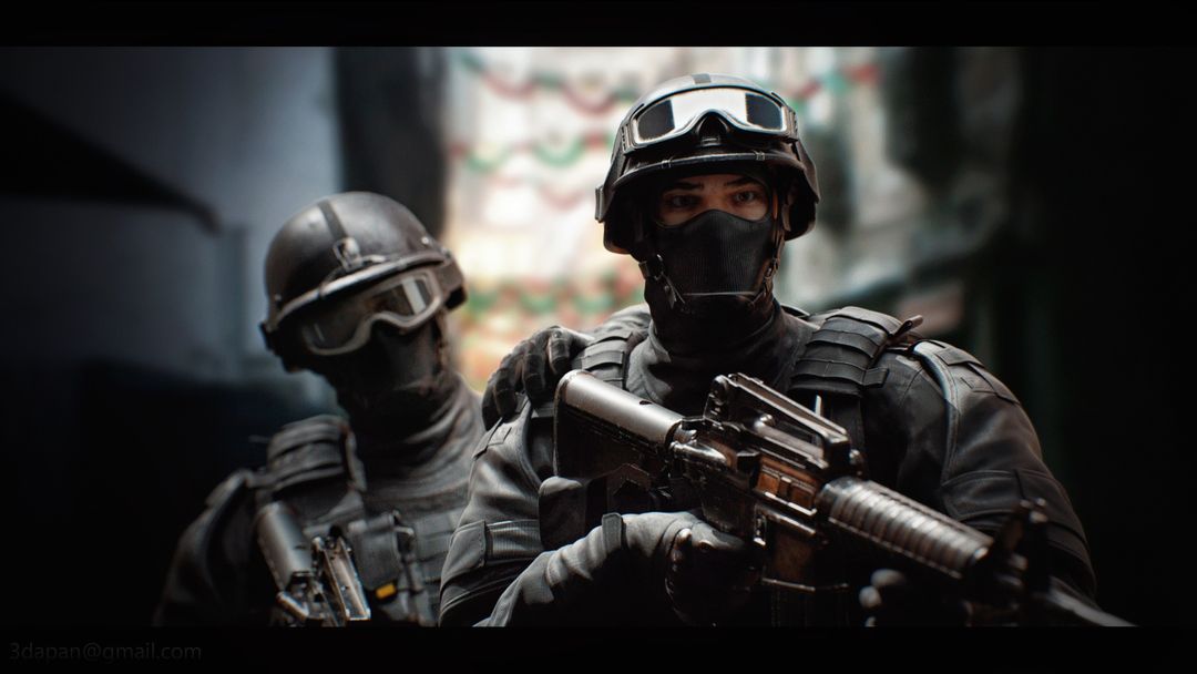 CS GO Epicenter Character - SWAT