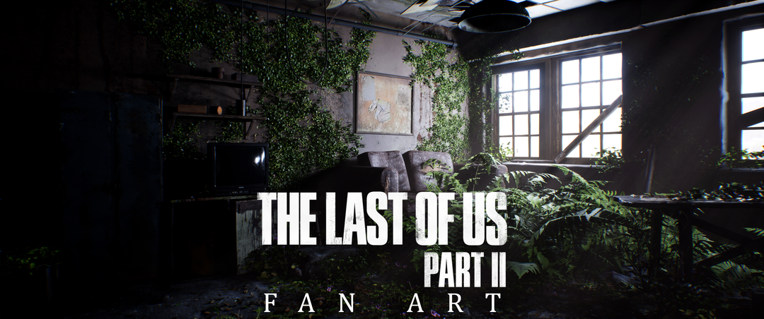 Abandoned apartment TLOU2 F A N A R T [UE5] | 3D Game Buildings Assets