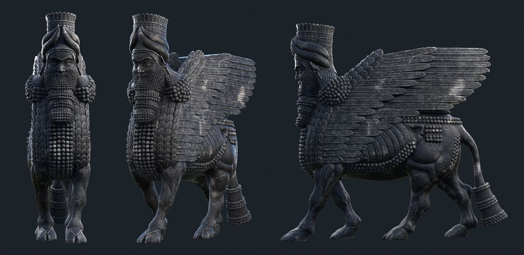 Lammasu -Statue