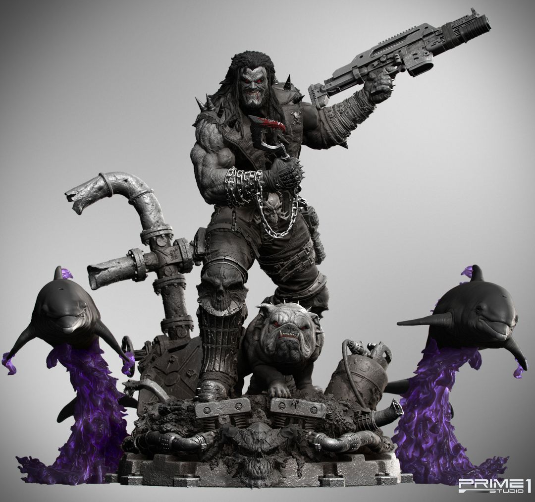 Injustice Lobo Digital renders ( Prime1 Studio)