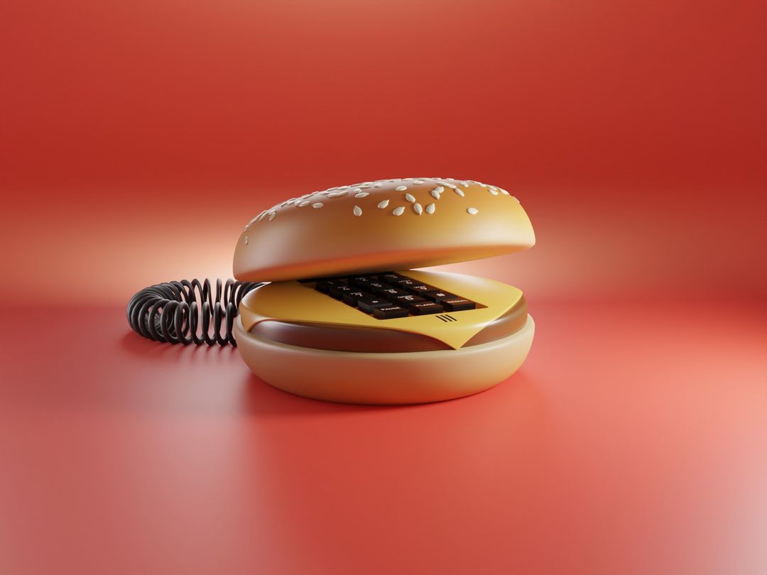 Burger Phone by Evelin T.