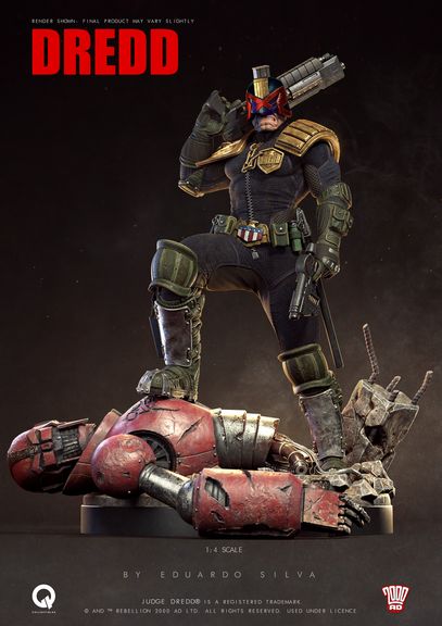JUDGE DREDD 1:4 scale