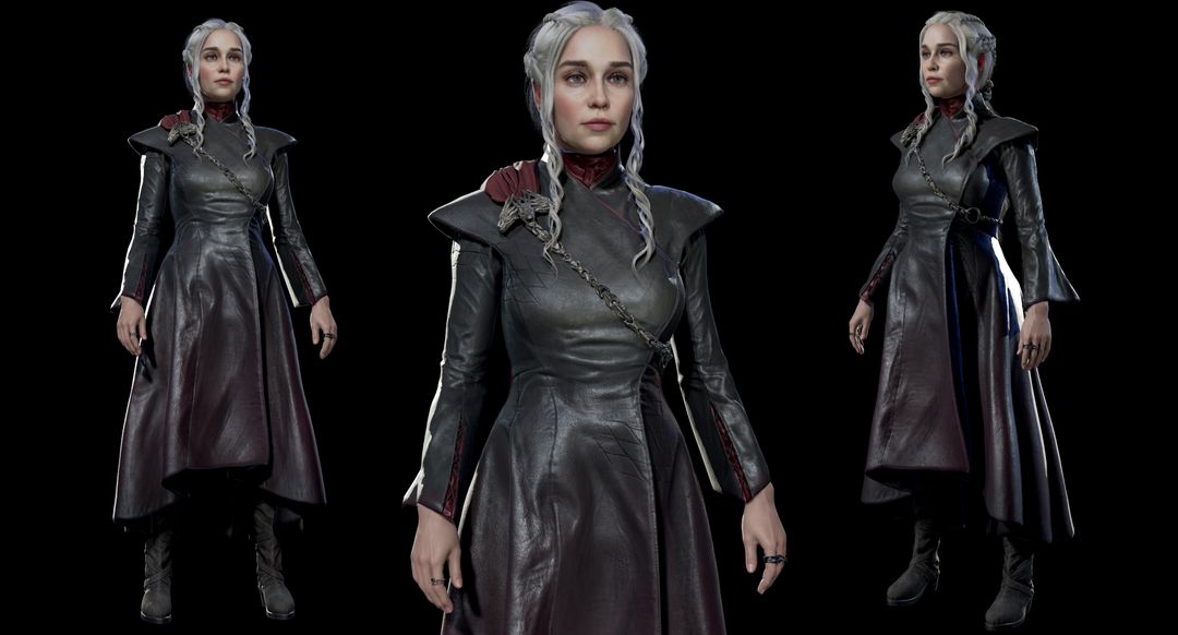 Daenerys Targaryen Realtime Portrait