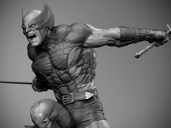 BROWN WOLVERINE ( 1/4 scale for XM STUDIOS )