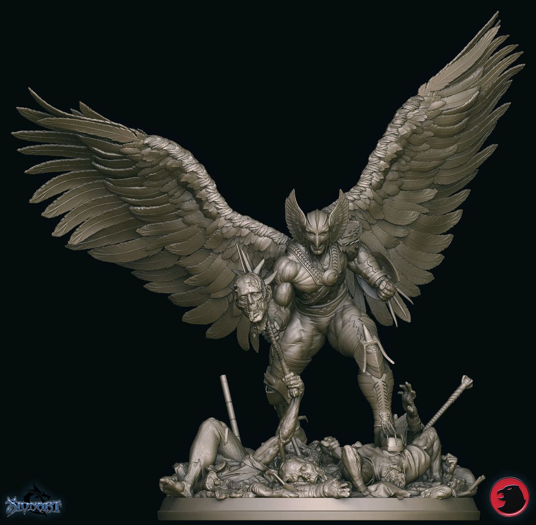 HAWKMAN (commissioned work for 3D Print)
