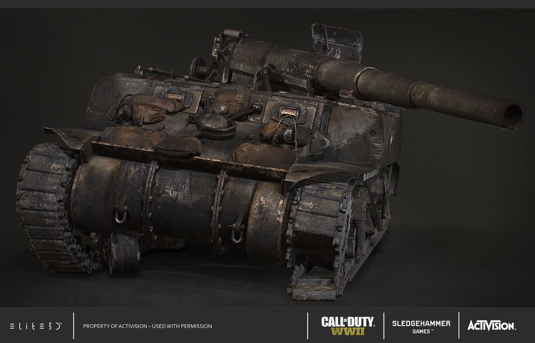 Call of Duty: World War II - Destroyed Vehicle