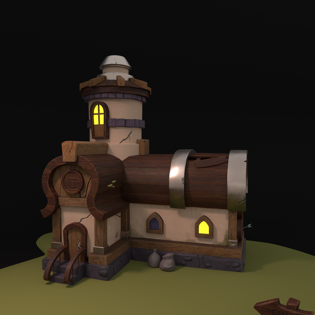 Tavern - stylized by Sandra D.