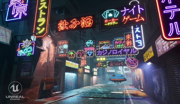 Cyberpunk Fanart | 3D Game Buildings Assets